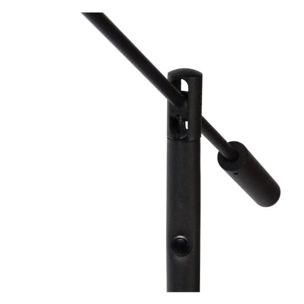 Lucide ANSELMO - Lampadaire / lampe de lecture - Ø 25 cm - LED Dim. - 1x9W 3000K - Noir - détail 4